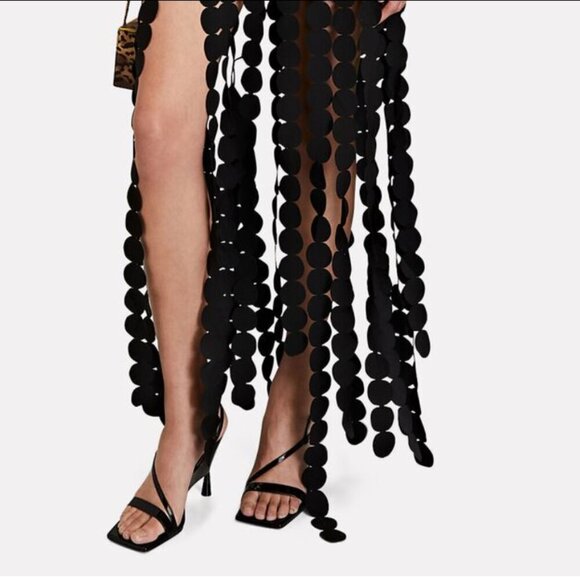 Gia Borghini RHW Rosie High Heels Shoes Square Toe Patent Leather Black Size 7 - Picture 3 of 14